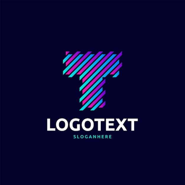 logotipo de la letra T