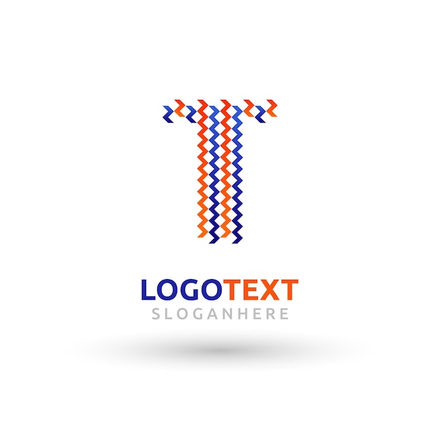 logotipo de la letra T