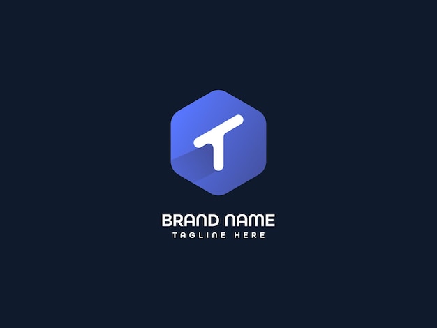 logotipo de la letra t