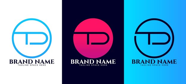 logotipo de la letra td