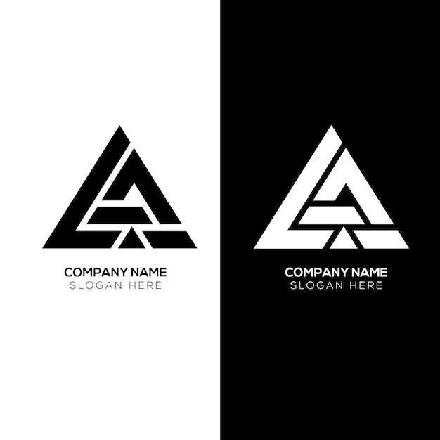 El logotipo de la letra triangular CA