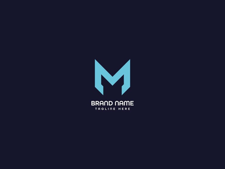 Un logotipo de letra con un triángulo y una letra.