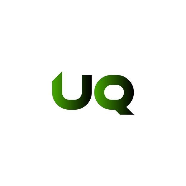 Logotipo de la letra u en estilo moderno