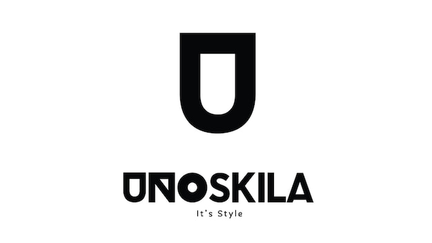 El logotipo de la letra U