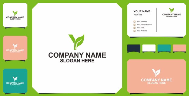 Logotipo de la letra V vector premium