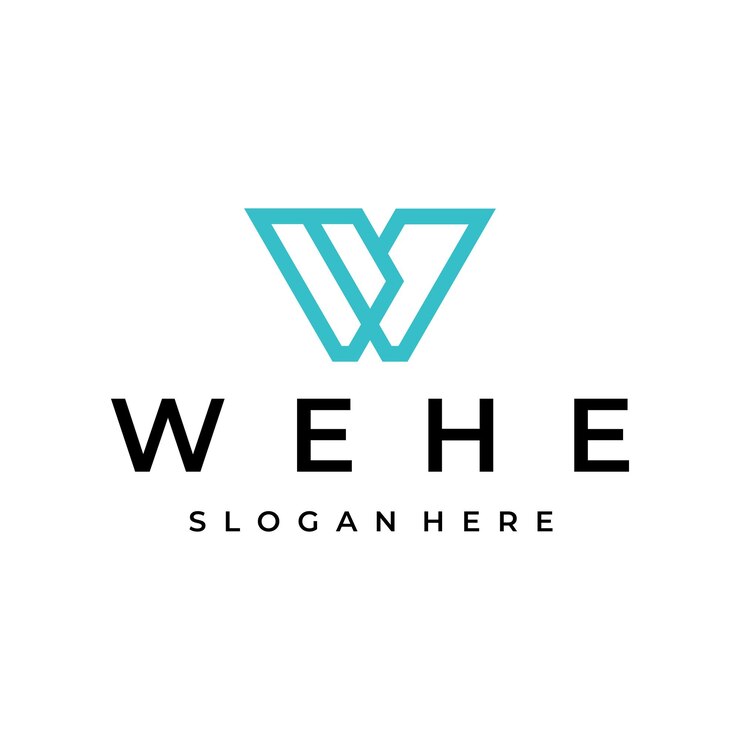logotipo de la letra W de la mosca y el monograma