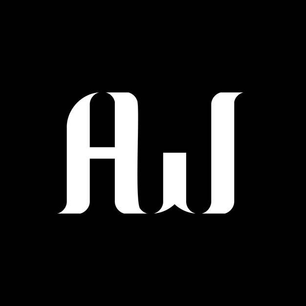 El logotipo de la letra A W tiene una letra inicial AW, un círculo vinculado, un monograma en mayúsculas, un logotipo de color blanco y un logotipo AW.