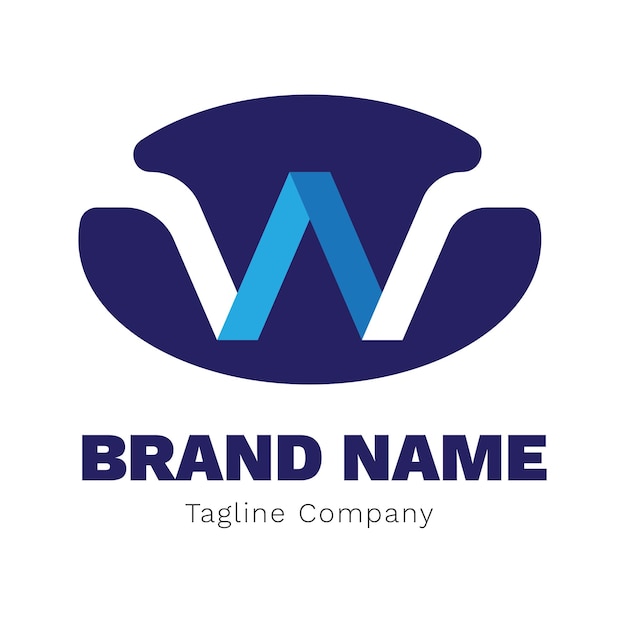Logotipo de la letra W