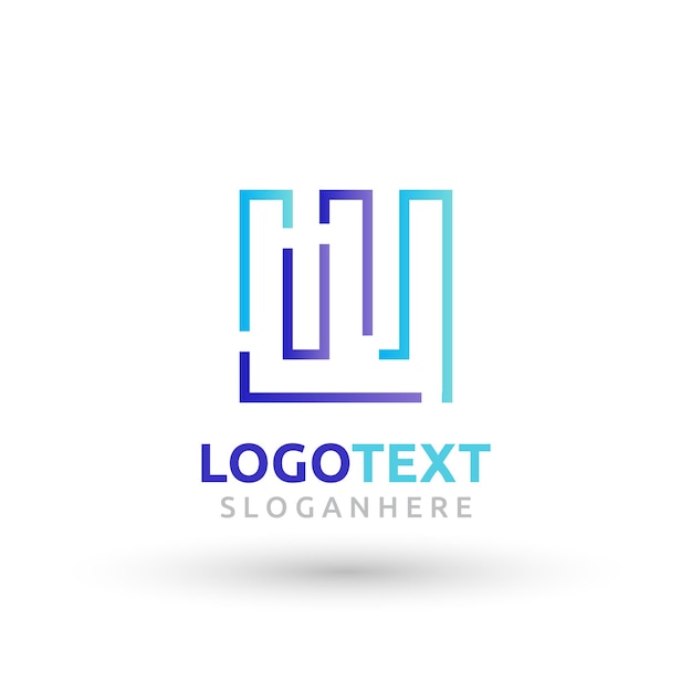 Logotipo de la letra w