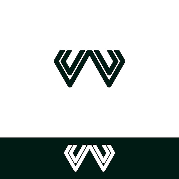 Logotipo de la letra w