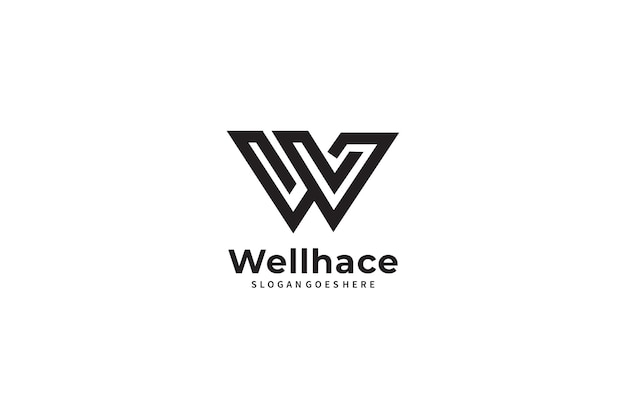 logotipo de la letra w