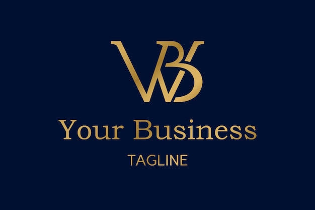 Logotipo de la letra WB