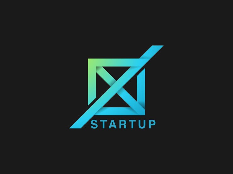 Vector logotipo letra x cuadrado aislado diseño de logotipo plantilla vectorial diseño de identidad en azul para uso comercial