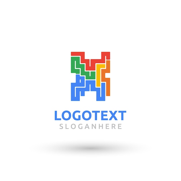 Vector logotipo de la letra x