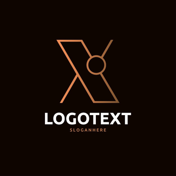 Vector logotipo de la letra x