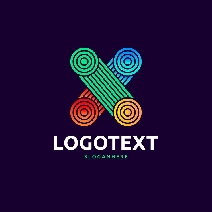 Vector logotipo de la letra x