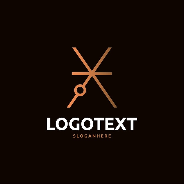 el logotipo de la letra x