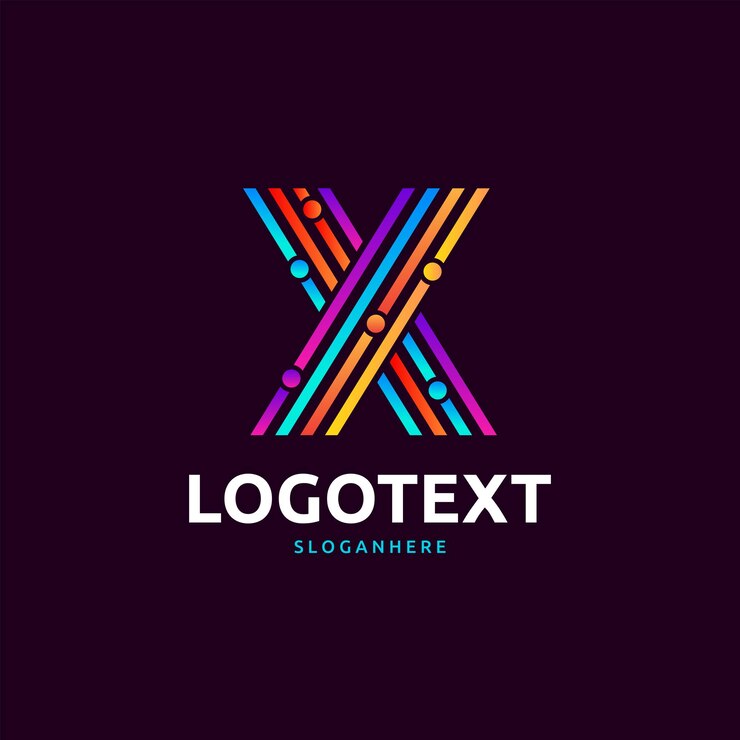 Vector logotipo de la letra x