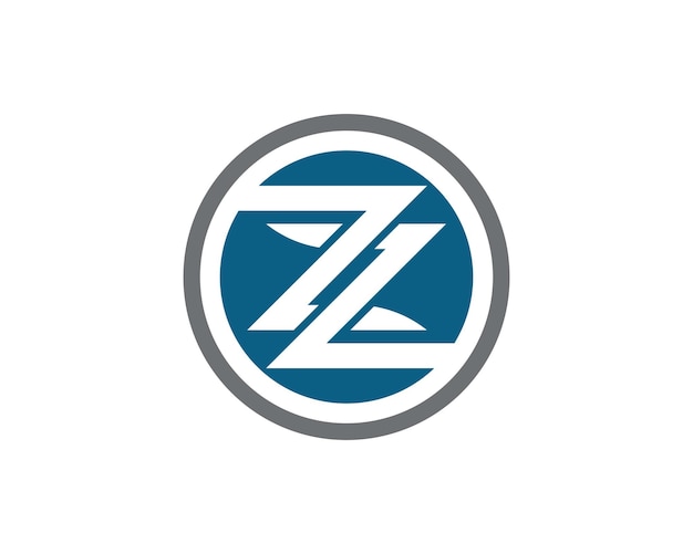 Logotipo de la letra z corporativa de negocios