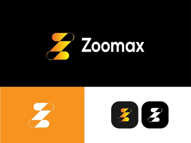 Logotipo de la letra Z Diseño moderno del logotipo