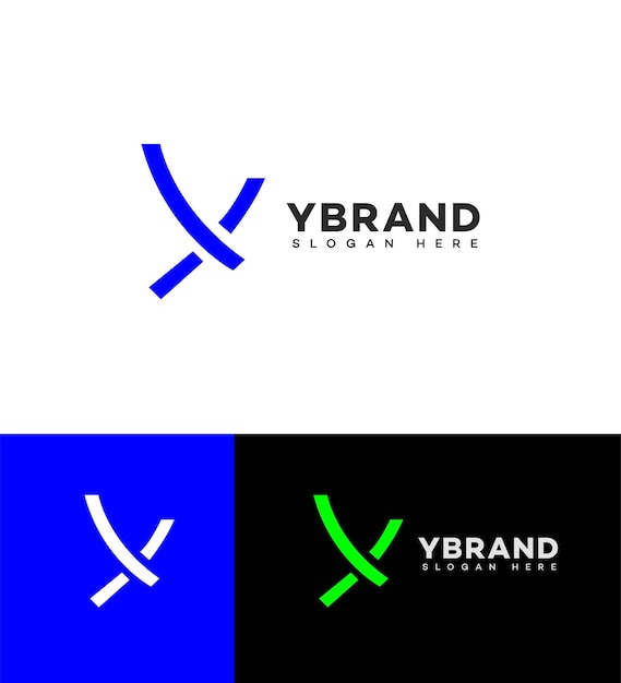 El logotipo de la letra Y