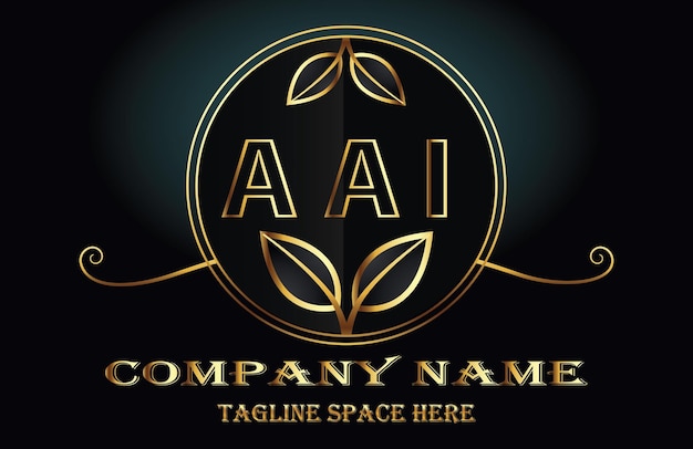 Vector logotipo de las letras de la aai