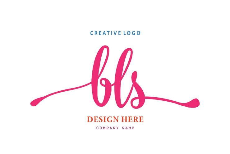 Vector el logotipo de letras bls es simple, fácil de entender y autoritario.