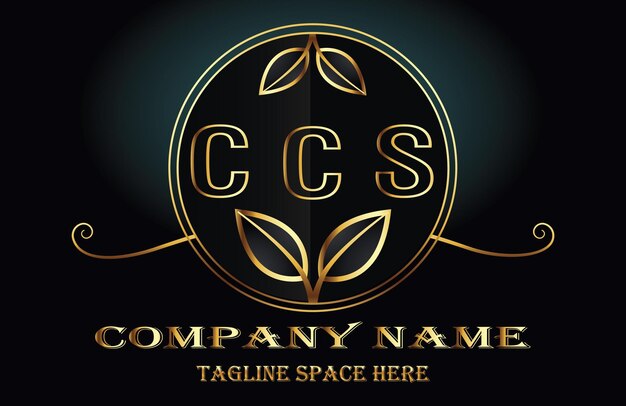 Vector logotipo de las letras ccs