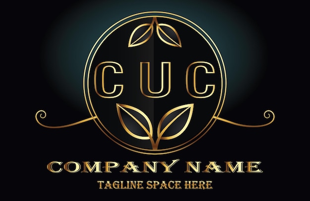 Vector logotipo de las letras cuc