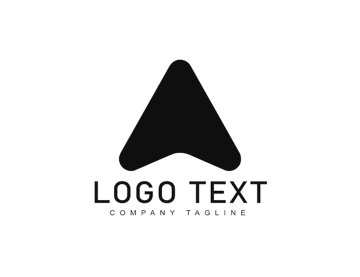 Vector logotipo de letras dinámicas