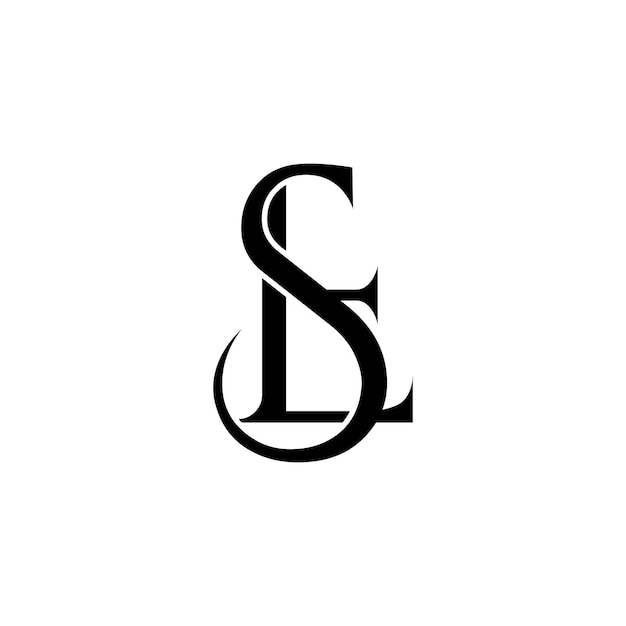 Logotipo con letras iniciales SE o logotipo con letras iniciales ES