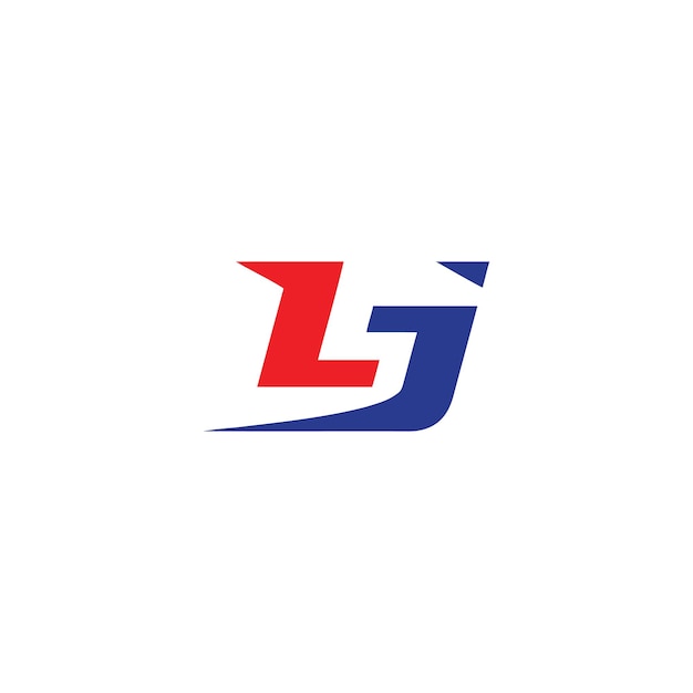 Logotipo de letras LJ