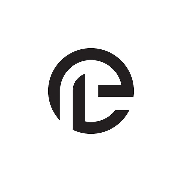 Logotipo con las letras RE dentro de un círculo