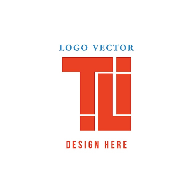 El logotipo de letras TLI es simple, fácil de entender y autoritario.