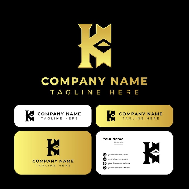 El logotipo de Letter K Diamond Spear es adecuado para cualquier negocio.