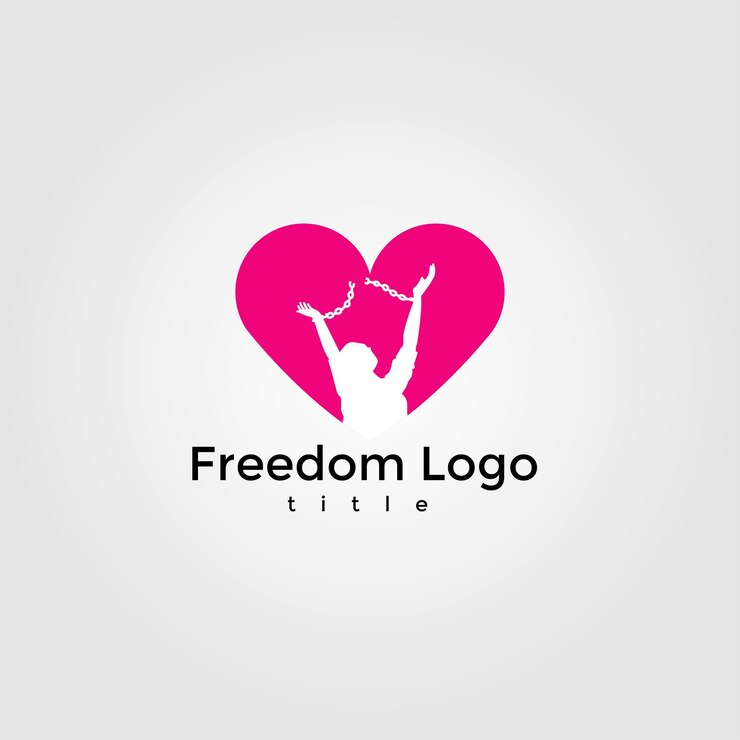 Vector logotipo de la libertad de las mujeres