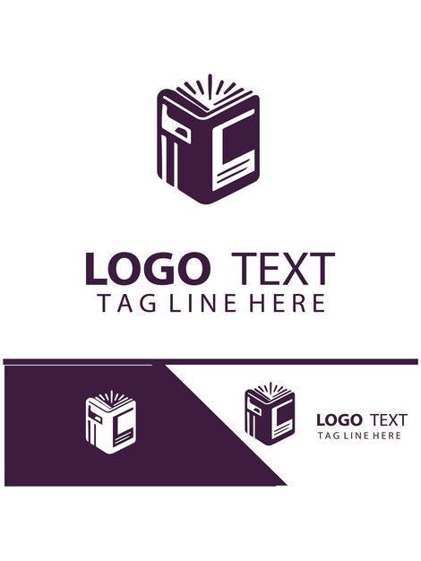 Logotipo de libro abierto