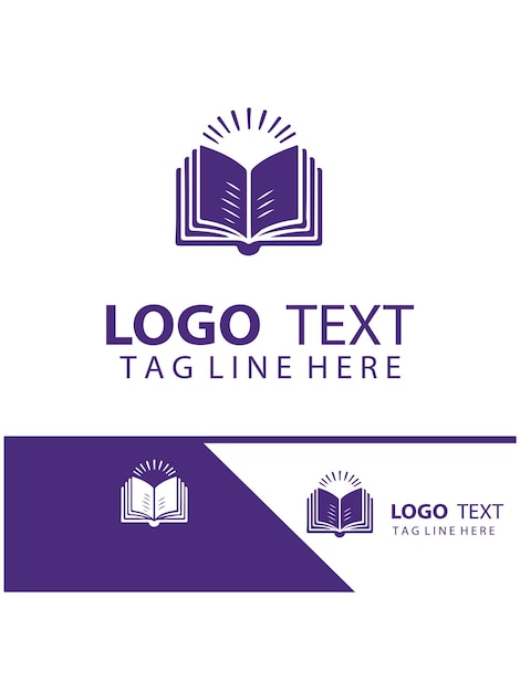 Logotipo de libro abierto