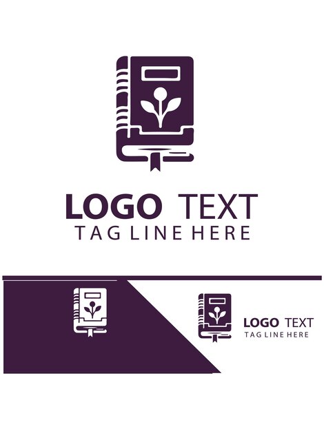 Logotipo de libro abierto