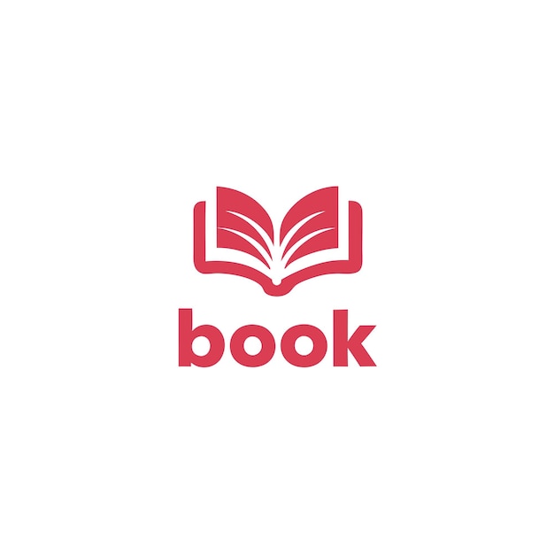 logotipo del libro fondo blanco