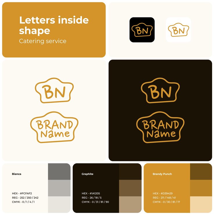 Vector logotipo de línea delgada de servicio de catering con nombre de marca elemento de diseño creativo e identidad visual plantilla con fuente de pluma nanum adecuado para eventos de servicio de alimentos de empresas de catering