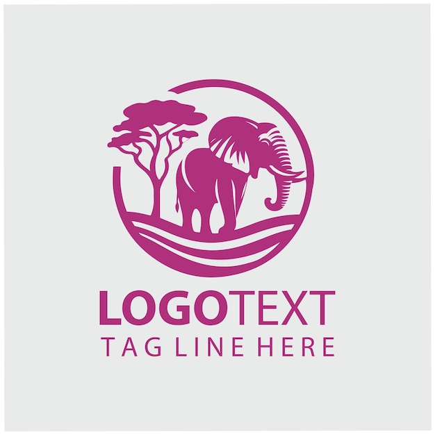 un logotipo para la línea de safari línea línea línea