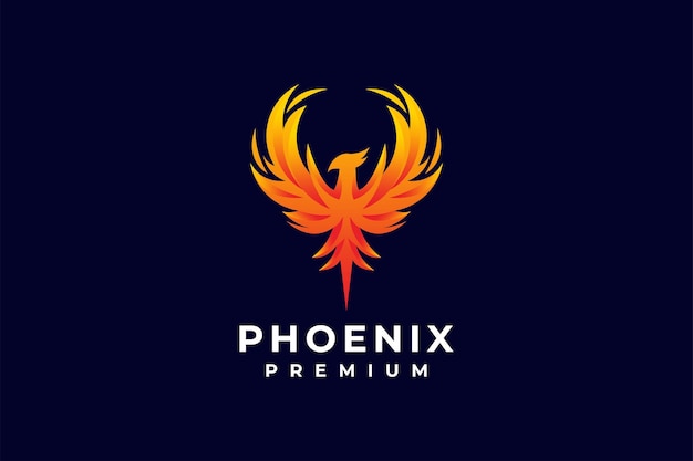 Logotipo de llama fénix