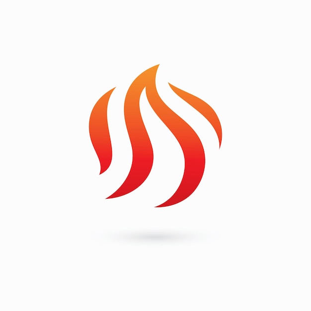 Logotipo de llama de fuego Vector de plantilla Concepto de logotipo de energía de gas de petróleo