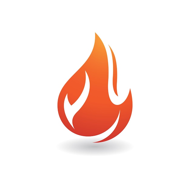 Logotipo de llama del fuego