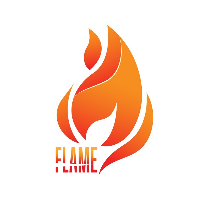 Vector logotipo de la llama