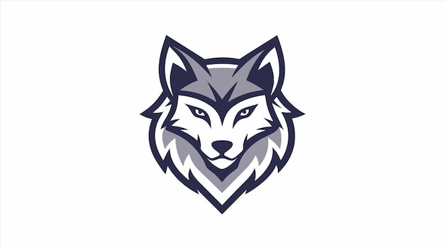 un logotipo para un lobo que tiene la palabra lobo en él