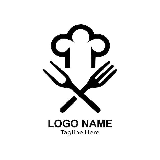 Un logotipo para un logotipo para el logotipo de un restaurante llamado logotipo