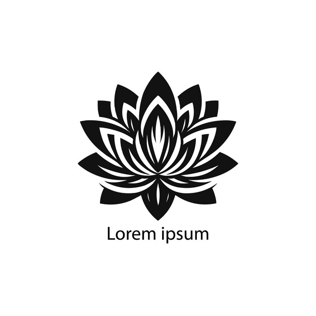 logotipo de loto para la marca