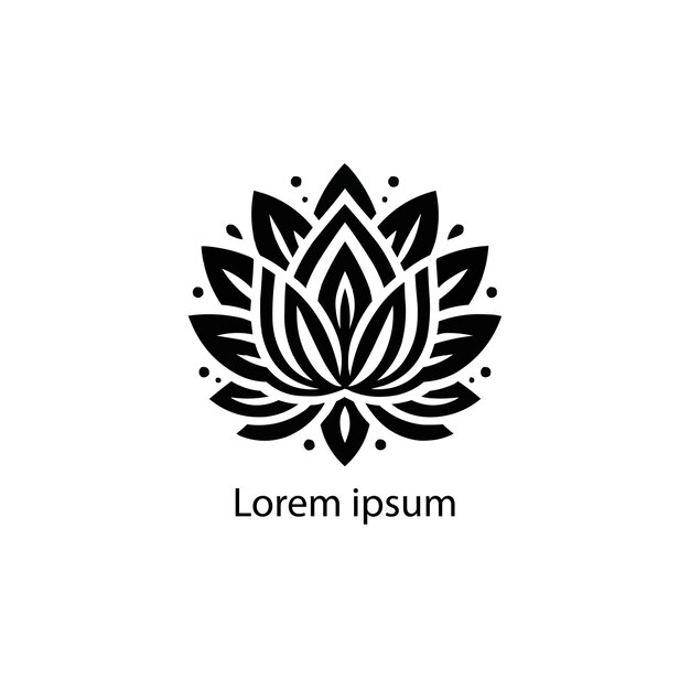 logotipo de loto para la marca